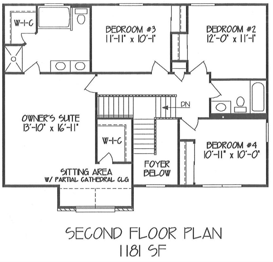 Applegate 2nd Floor Plan